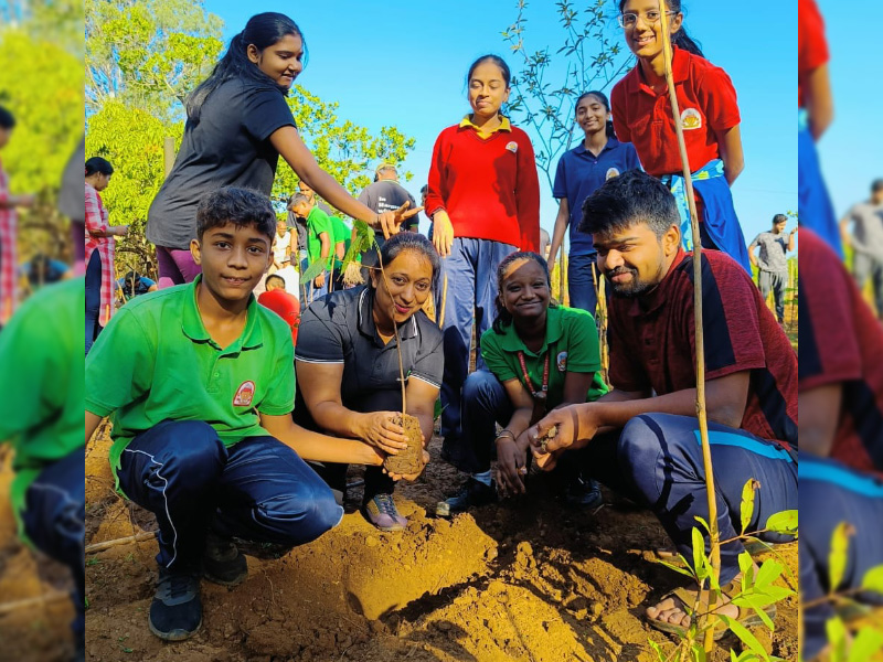 Plantation Drive at Akansha farm