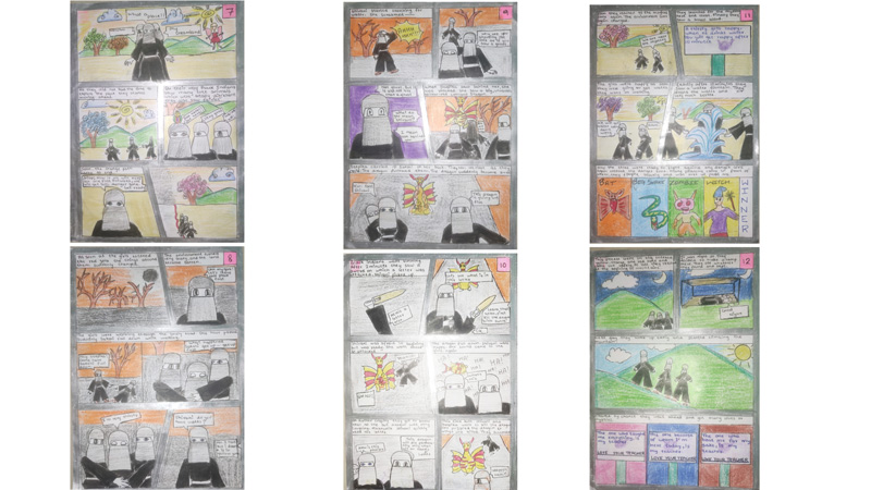 National Reading Week -Grade 8 'Comic Strip'