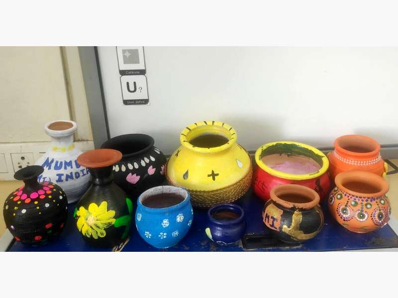 Creative hands at work