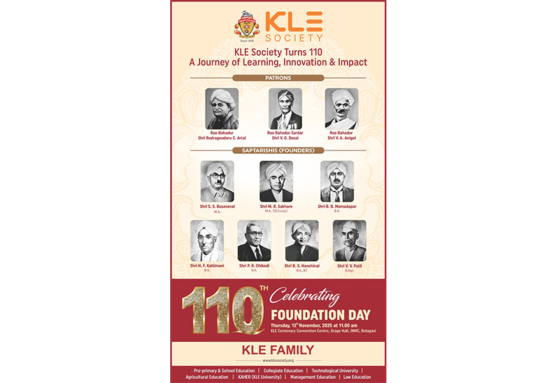 KLE Society – Celebrating 110 Glorious Years of Selfless Service
