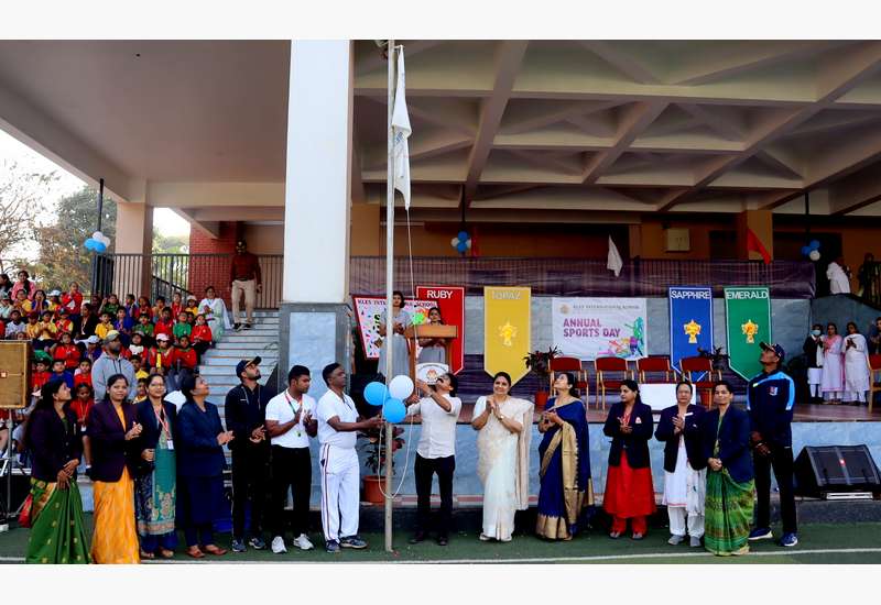 KLES’ International School, Belagavi celebrated its Annual Sports Day 2025–26