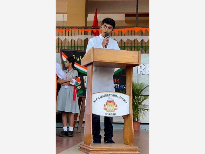 77th Republic Day at KLES’ International School, Belagavi   