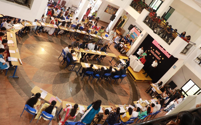 Mock Parliament by class 10 students