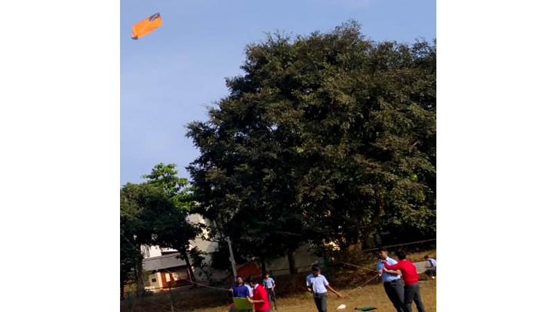 Kite flying on 14th January