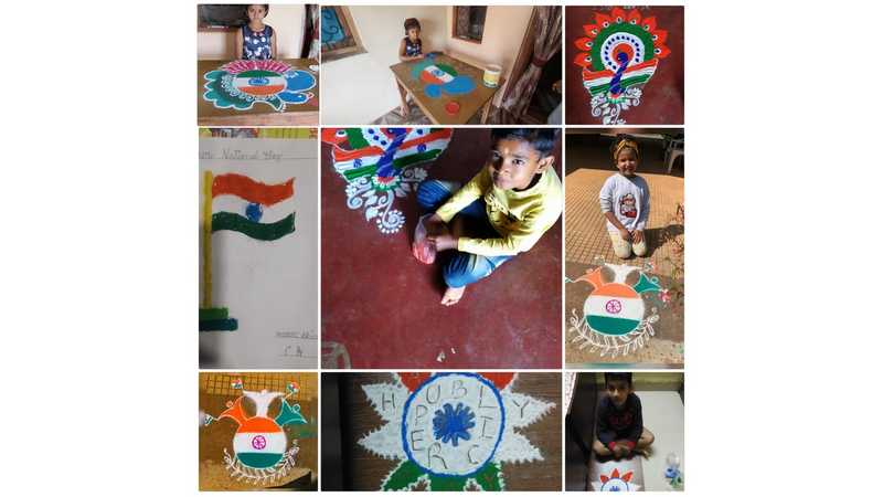 Online Rangoli Activity