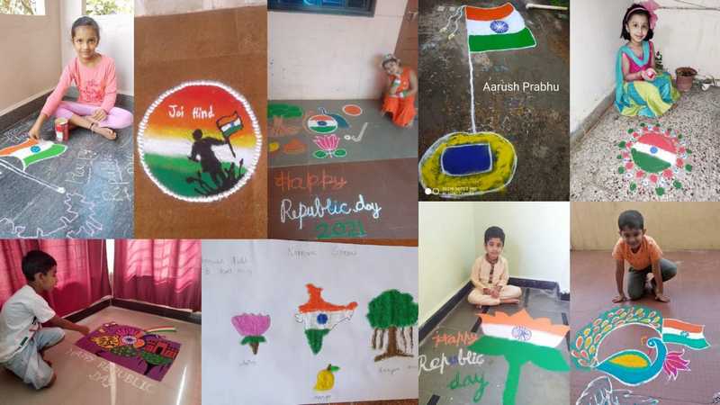 Online Rangoli Activity