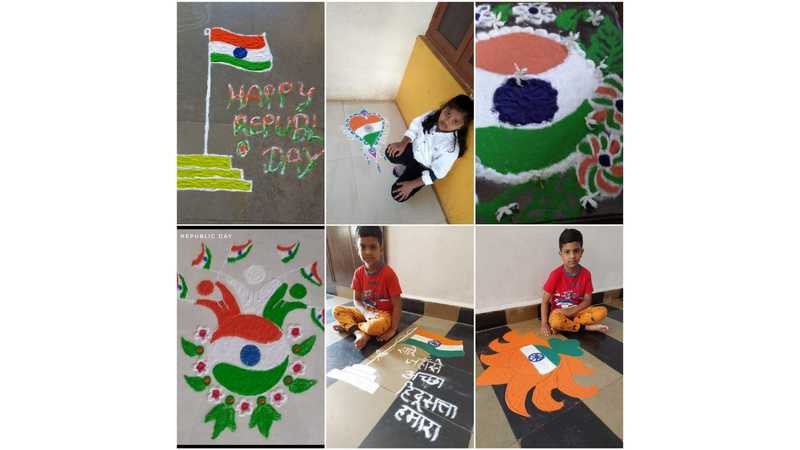 Online Rangoli Activity