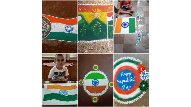 Online Rangoli Activity