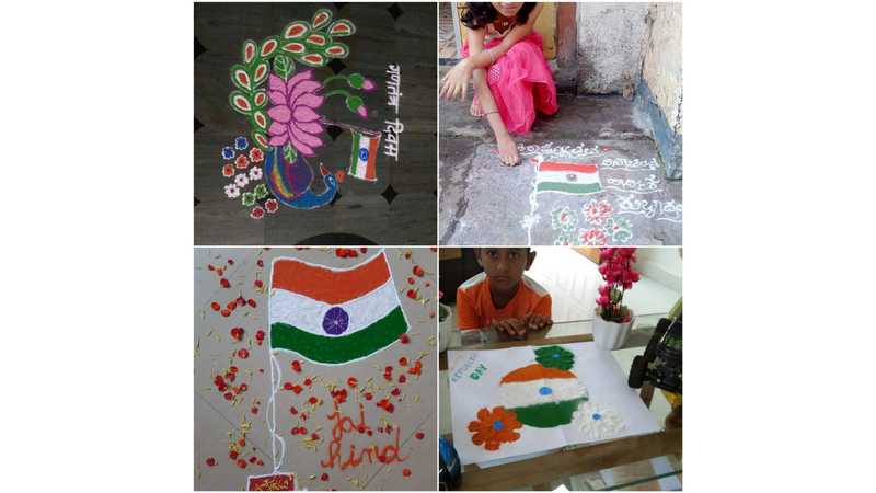 Online Rangoli Activity