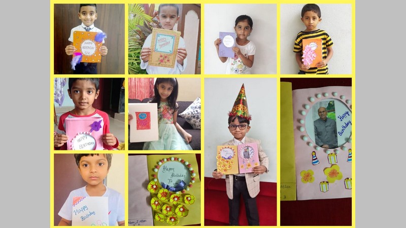 Activity on creating Birthday Greeting Card