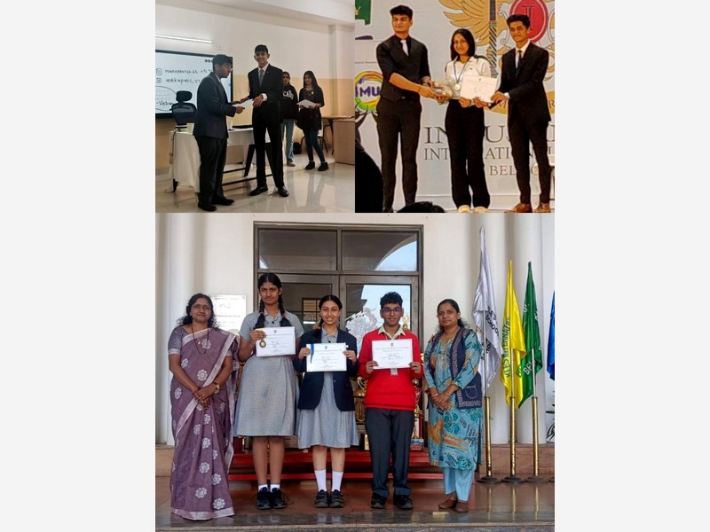 KLES� International School, Belagavi Triumphs at SGIMUN Belgaum with General Championship Title!