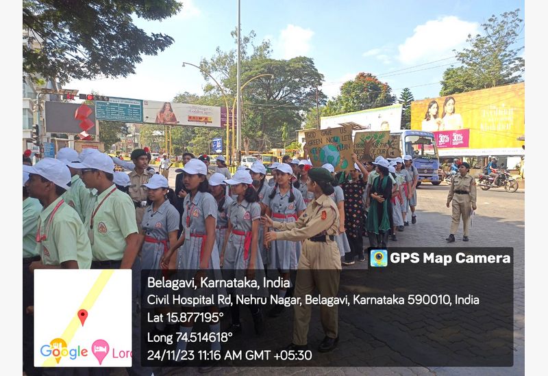 KLES' International School - Dynamic Environmental Awareness Rally