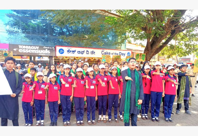 KLES' International School - Dynamic Environmental Awareness Rally