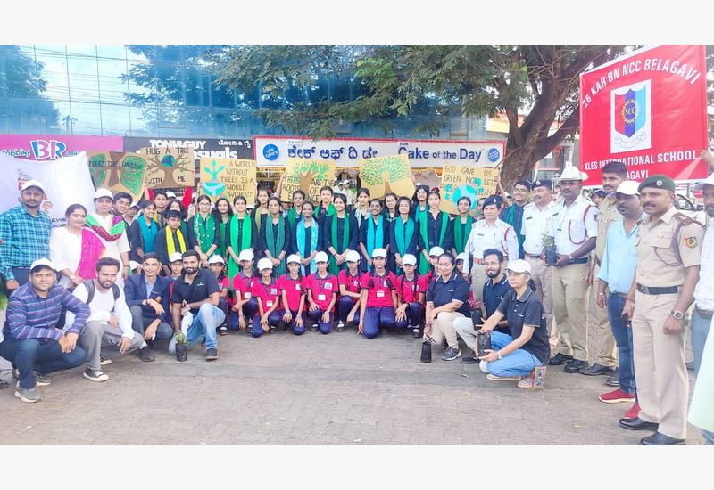 KLES' International School - Dynamic Environmental Awareness Rally