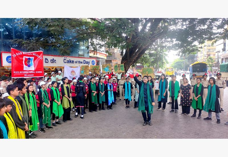 KLES' International School - Dynamic Environmental Awareness Rally