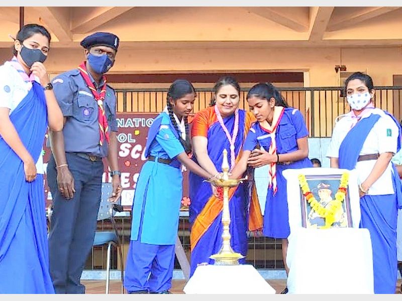 Scouts and Guides-Celebration of Foundation day