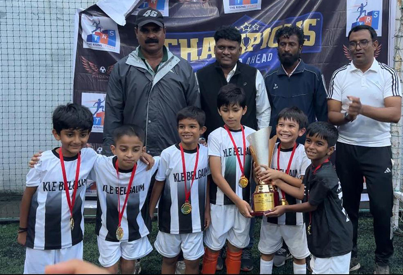 Excellent Performance by KLES' Kids at AIFF League, Pune
