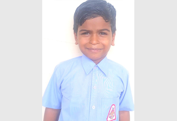 Master Samedh Kanagalli from KLES' International School